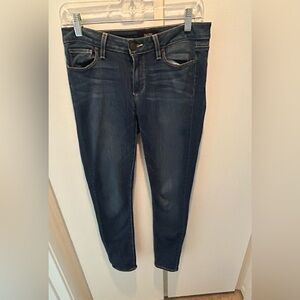 Paige skinny jeans, size 27, indigo, like new